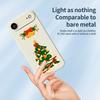 For iPhone Air Case Christmas Tree Bow Pattern Printing Straight Edge TPU Phone Back Cover