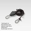 Camping Outdoor Tent Pulley Adjustment Rope Hanger for Lanyard Tents Adjustable Ropes Fixed Buckle Wind Rope Tool