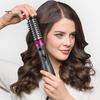 3-In-1 Hot Air Styler Rotating Hair Blow Dryer Brush Fast Heating Hair Curler Straightener Portable Electric Curling Wand Women Hair Styling Tools
