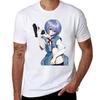 Rei with gun TShirt customs design your own Blouse summer top Unisexs clothing