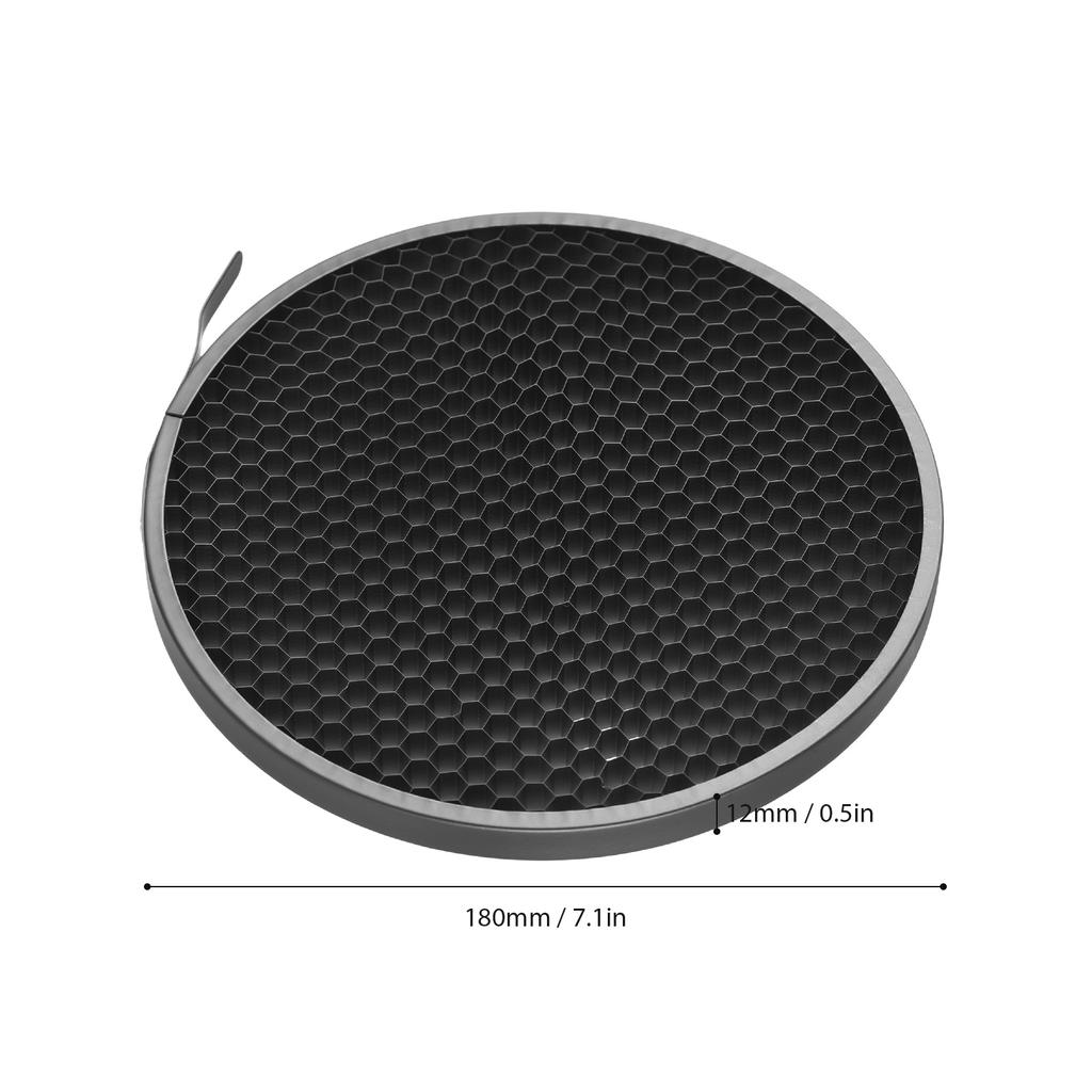 6pcs Photography Honeycomb Grid 10 Degrees /20 Degrees /30 Degrees /40 Degrees /50 Degrees /60 Degrees Honeycomb Lamp Shade Grid Replacement for