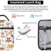 Милая сумка для ланча Corgi, портативная изолированная коробка для ланча для женщин, мальчиков, девочек, многоразовая термосумка для бенто или для путешествий, пикника, работы