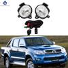 1 Set Fog Lights Headlight For Toyota Hilux Vigo 2012 2013 2014 Foglights Car Fog Lamp Kit With Harness Bulb Switch