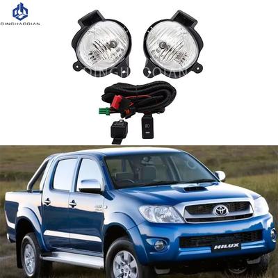 1 Комплект Противотуманные фары Фара Для Toyota Hilux Vigo 2012 2013 2014 Противотуманки Автомобильный Комплект Противотуманных Фар С Жгутом Лампой Переключателем