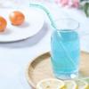 Curved Straight Straw Drinkware Food Grade Colorful Silicone Party Bar Accessories Mug Straws Long Flexible Reusable