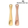 1Pcs Metal Zinc Mini Cosmetic Spatula Curved Scoop Gold Silver Makeup Mask Cream Spoon Eye Cream Stick Beauty Scoop