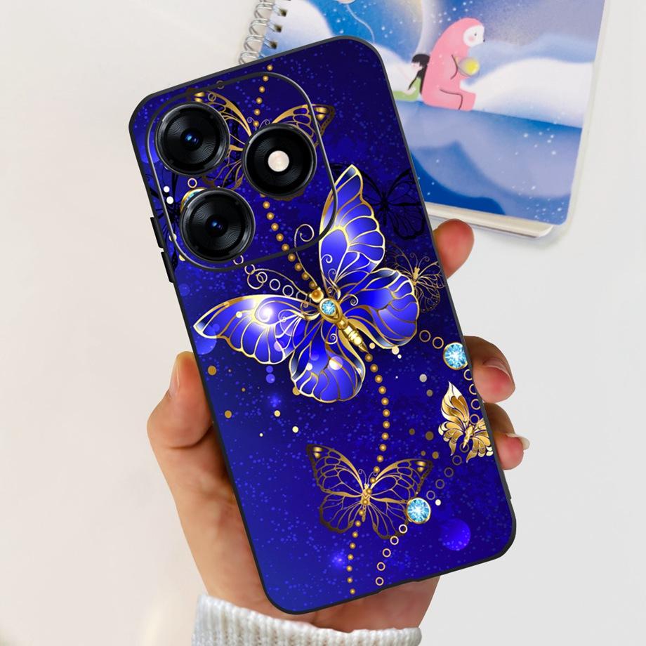 Чехол для телефона Tecno Spark 10 10c 10 Pro Spark10 KI5k KI5m KI5q KI7 Задняя крышка Мягкий прозрачный ТПУ Тонкий Funda Дракон Астронавт