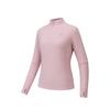Outdoor Series Comfortable Casual Versatile Slim Fit Base Layer Half Zip Fleece Long Sleeve Women Tops Soft-Pink 962546401-2