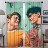 Оконная штора для комнаты 2 панели Heartstoppers кухонные шторы для камеры Shades Home Interior Шторы Разделение Living Elegant