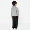 MUJI Kids Double Knit Sweatshirt Full Zip Parka Unisex Children CB1HPA4S Gray Kids 120