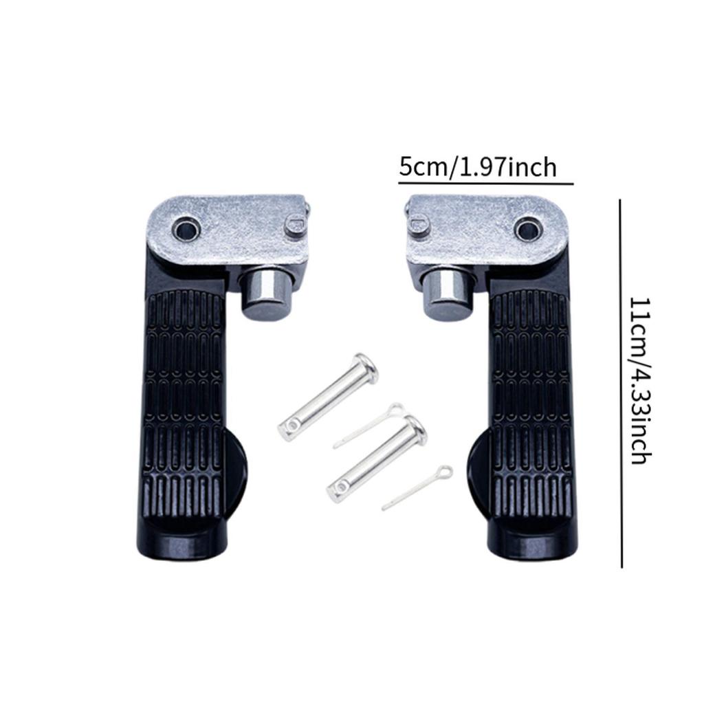 Motorcycle Footrests Foot Pedal Accessories Footboard Universal Professional Sturdy Replacement Electric Bike Rear Pedals