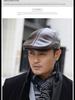 Men's Genuine Leather Duckbill Hat – Stylish, Warm, Thickened Cowhide Beret for Middle-Aged and Elderly (Autumn/Winter)