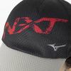 Mizuno Mesh Sports Hat for Size One Size Fits Most N-XT Cap, Summer, Unisex, 32JWB105, Black/Alloy Gray, (Head Circumference 56-60cm)