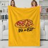 Food P-PizzaHut Throw Flannel Blanket Perfect for Sofa Office Bed Travel Sleep Read Relax Camping four season use