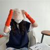 Arm Warmers Long Wrist Gloves Cashmere Elbow Mittens Korean-Style Knitted Gloves  Girls Women