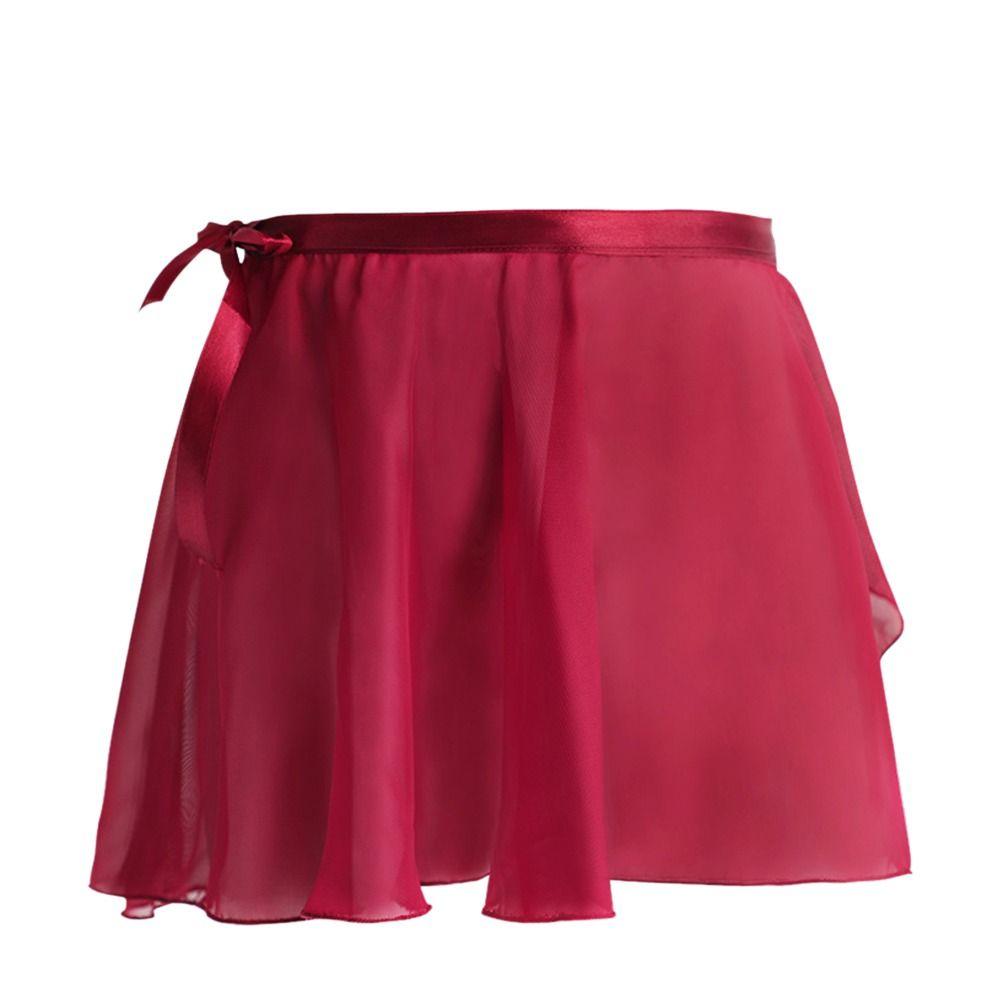 Танцевальные юбки Платье для тренировок Танцевальное платье Шнуровка Шифоновые юбки Юбка Балет Балетные юбки