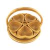 Collapsible Foldable Bamboo FRUIT BASKET Folding Wood Stand Display Bowl Trivet