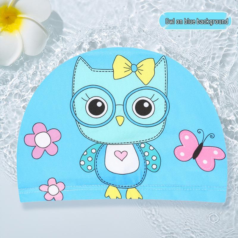 Children's Cartoon Ear-Protective Swim Cap - Cute, Comfy, and Secure for Boys and Girls