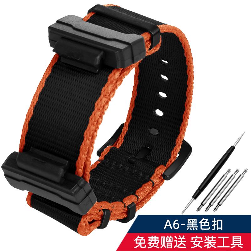 Адаптер 16 мм + Нейлоновый ремешок для Casio Gshock GA120 GA100 5600 GWM5610 DW6600 Аксессуары для ремешка часов