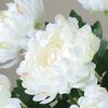 2 Pcs Artificial Chrysanthemum Stems Realistic Fake Chrysanthemum Faux Flower with Flexible Stem for Floral Arrangement Table Centerpiece