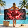 Sunderland Football Beach Towel Soft Microfiber Summer Towel Quick Dry Absorbent Towel for Beach Swimming Pool Travel