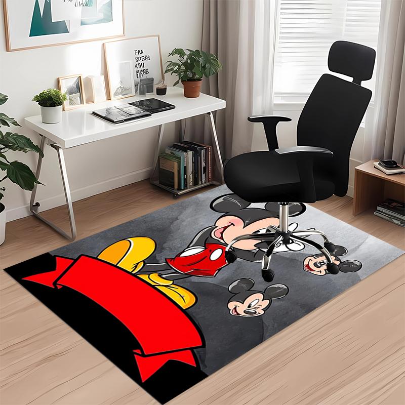 Mickey Printed Carpet, for Office Chair Living Room Bedroom Kitchen Room Decor Gifts.
