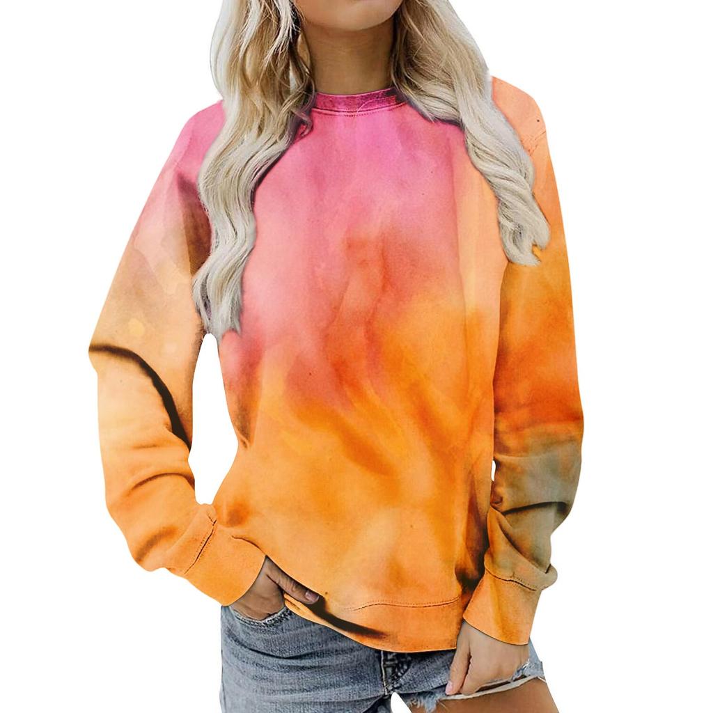 Women's Clothing Autumn Winter Halloween Round Neck Long Sleeve Large Loose Plush Thickened Sweater Top