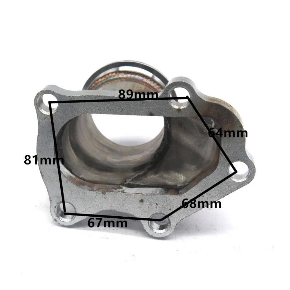 TD04 5 Bolt Downpipe Flange to 2.5" V Band Conversion Adaptor For Subaru WRX