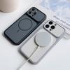 Магнитный чехол Candy Color для Magsafe для iPhone 17 Pro Max, Роскошная защита объектива, Масляная текстура, Ударопрочный чехол для телефона для iPhone 16 15 14 13 Pro Max