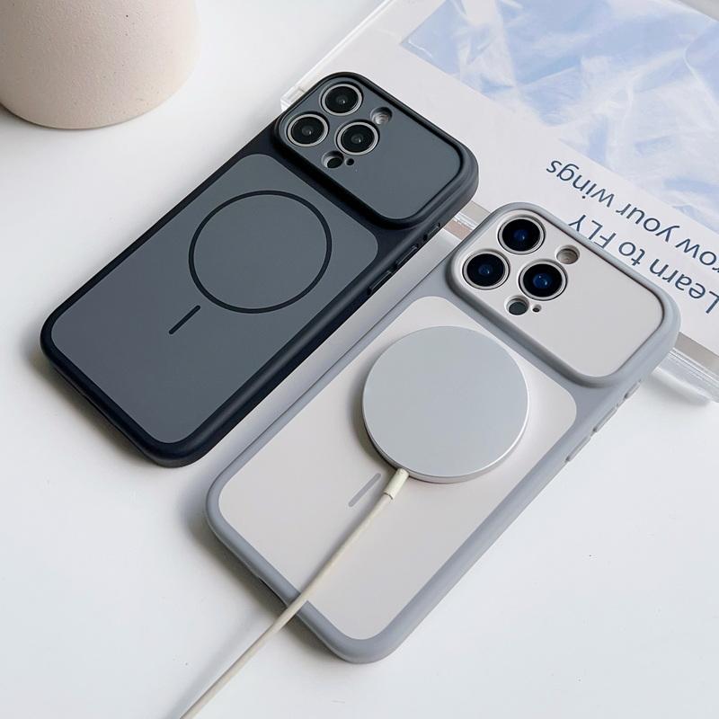 Магнитный чехол Candy Color для Magsafe для iPhone 17 Pro Max, Роскошная защита объектива, Масляная текстура, Ударопрочный чехол для телефона для iPhone 16 15 14 13 Pro Max