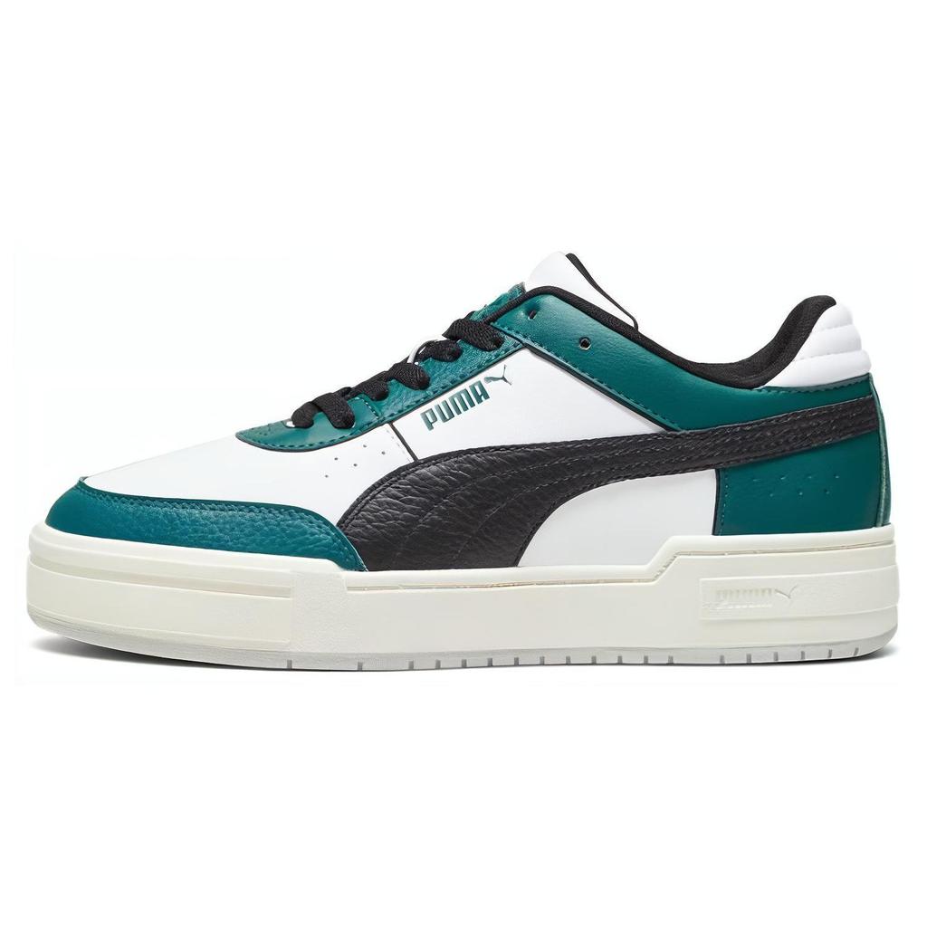 Puma Ca Pro Synthetic Leather Comfortable Durable Low-Top Sneakers Unisex Sneakers Green Black 393280-04