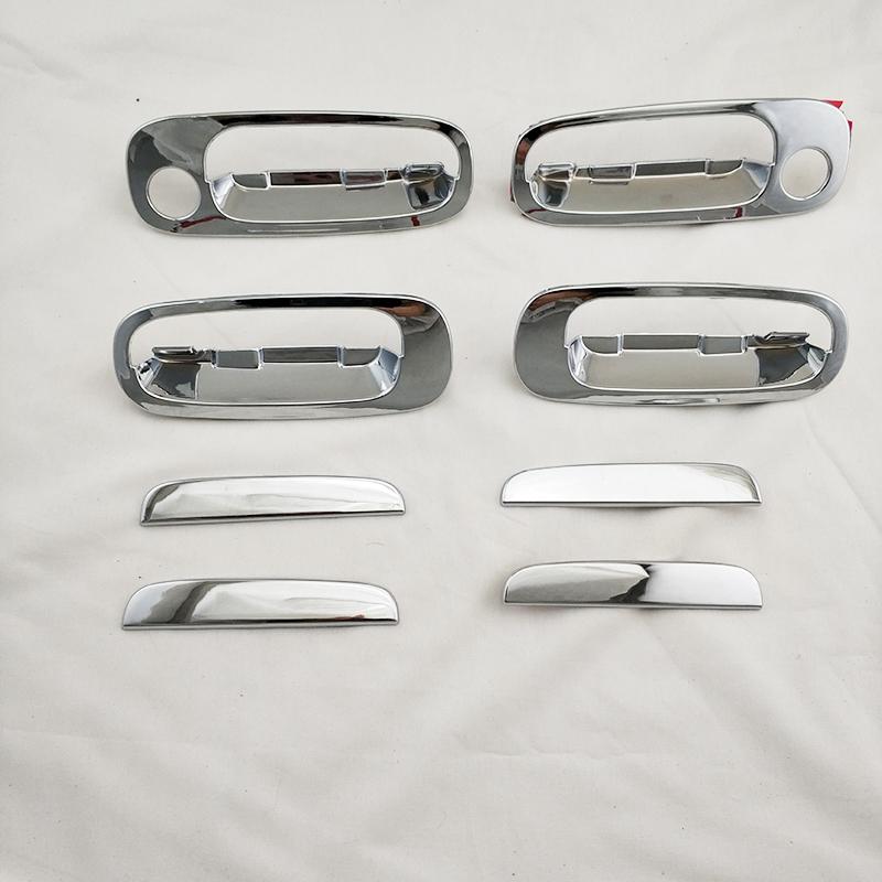 Для Toyota Picnic Ipsum 1995-2001 ABS Хромированная дверная ручка Защитная крышка Дверная ручка Розетка Чаши