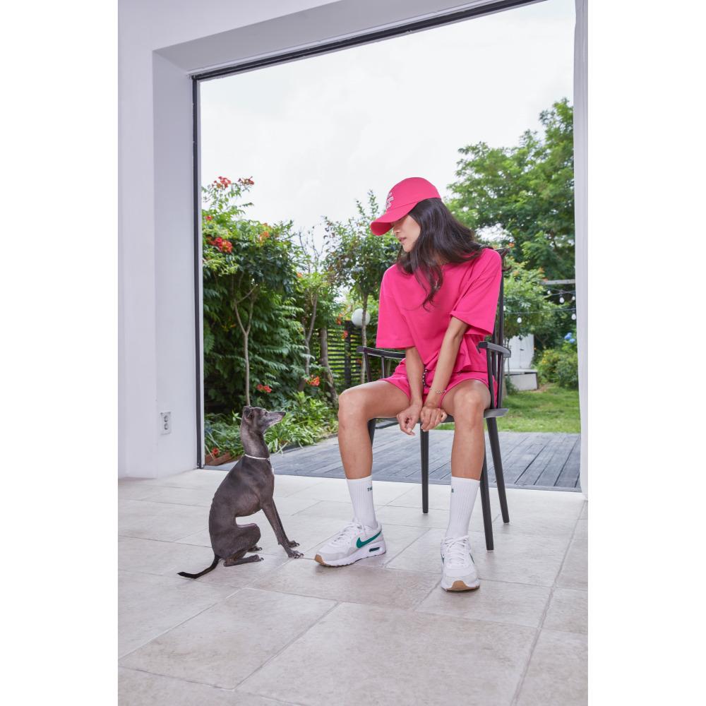 THE GREEN LAB Essential Crop Short Sleeve Tee [Pink]