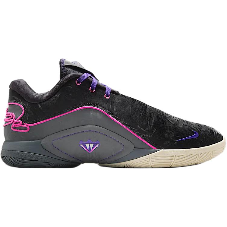 Nike Кроссовки LeBron 22 GS Blacklight Kids Laser-Fuchsia Dark-Grey Field-Purple FV5636-001