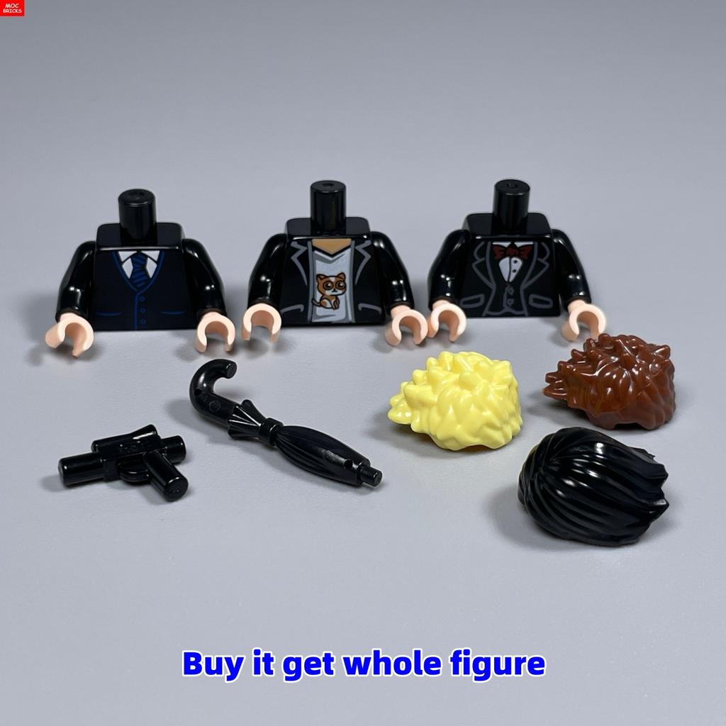 MOC Кубики Невеста Жених Маленький Мальчик Девочка Женщина Мужчина Фигурка Модель Строительные Блоки Собранные Игрушки Аксессуары Куклы Для Детей