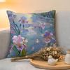 Cushion Cover  Linen  SkinFriendly Soft Decorative Case for Sofa Home Decor fashion Iris Pillow cover