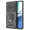For Oppo F27 Pro+ 5G Case Kickstand PC+TPU Phone Shell with Lens Cover