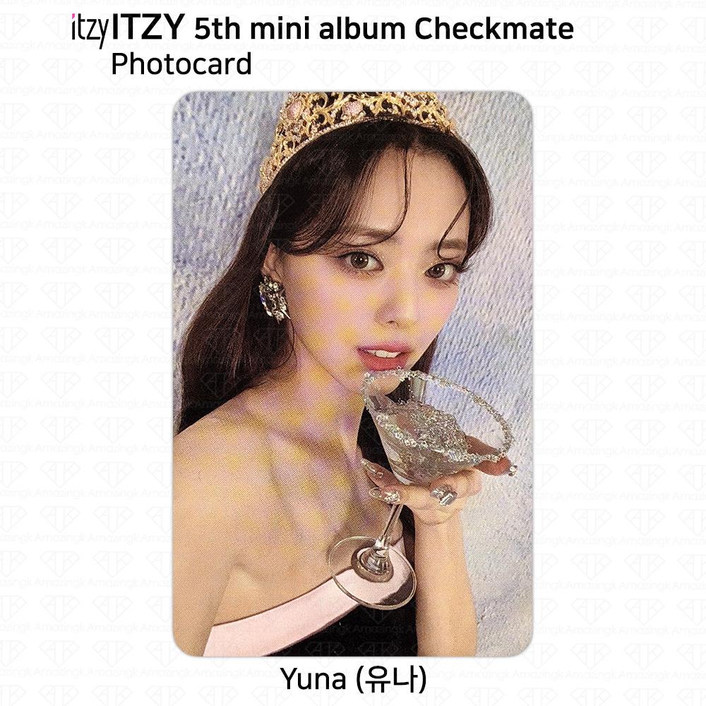 ITZY 5-й мини-альбом «Шах и мат», официальная фотокарта, прозрачная карта, специальная карта KPOP