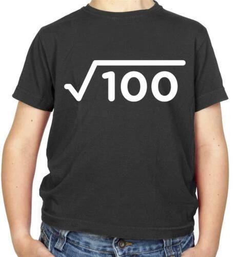 Kids Square Root T-Shirt 10 - 10 Years - Birthday - Age - Years