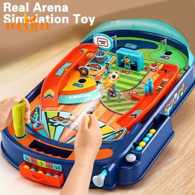 1 комплект, интерактивная детская игра в пинбол, забавная семейная игрушка для логического мышления, соревновательная игра, настольные игрушки для пинбола