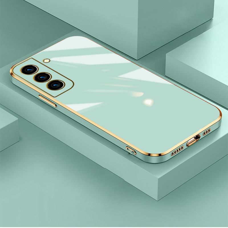 Роскошный силиконовый чехол с квадратным покрытием для Samsung iPhone Huawei Honor Xiaomi Redmi OPPO Vivo Realme OnePlus Мягкий противоударный чехол из ТПУ для телефона