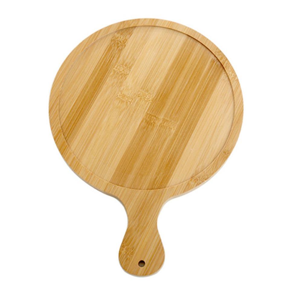 Burr‑free Pizza Board Bamboos Serving Board Light‑weight Food Holder Restaurant