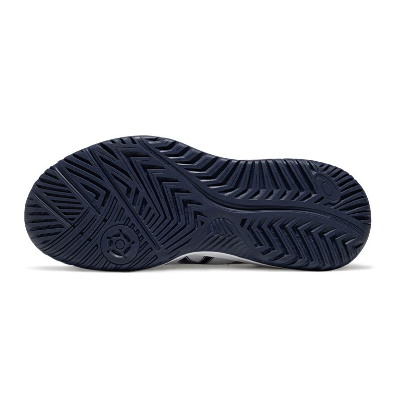 Asics Гель Dedicate 8 Нескользящие Низкие Теннисные Кроссовки Женские Бело-Синие Кроссовки 1042A235-104
