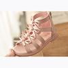 Leather Girls Sandals Real Leather Children Roman Sandals Bow Female Boots Kids Gladiator Sandals