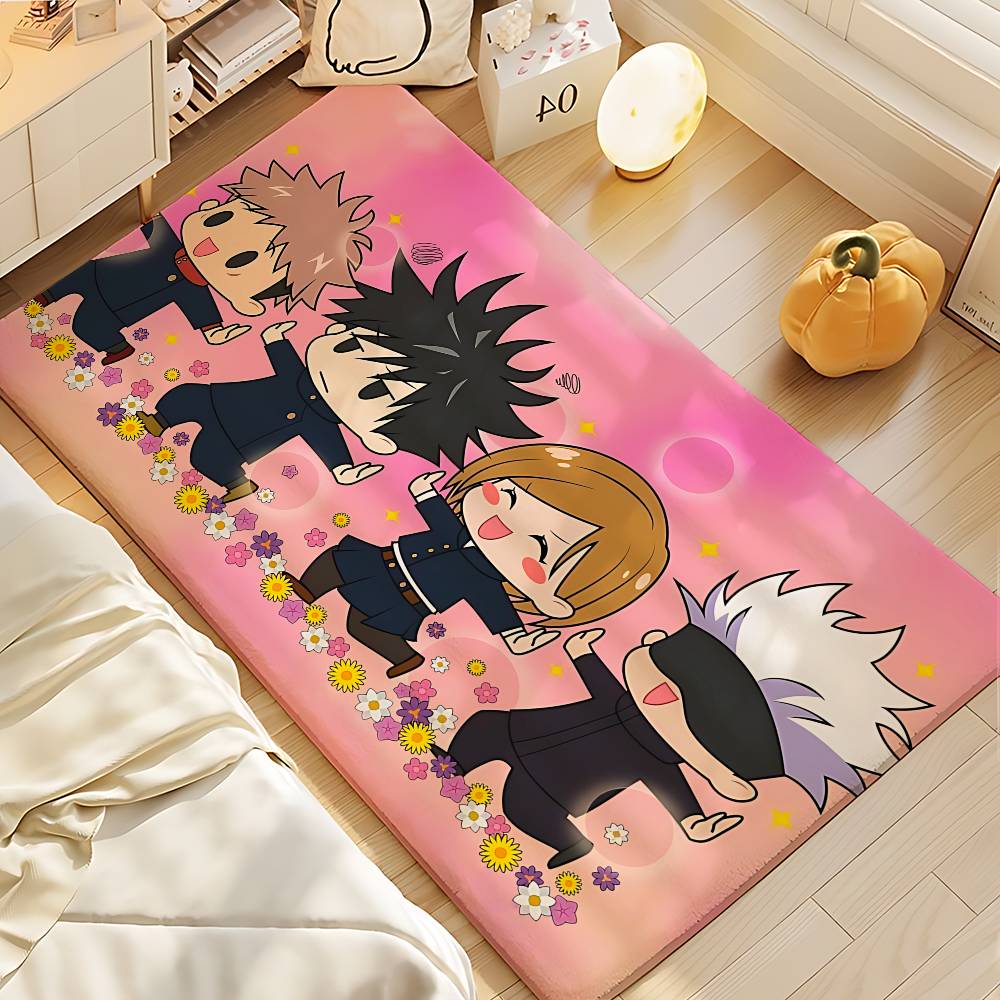Anime J-Jujutsus-K-Kaisens Carpet Bathroom Anti-slip Mat Door Mat Home Decoration Mat Entrance Door Mat Scratch-resistant Door