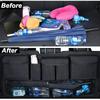 Multi-Pocket Car Back Seat Hanging Organizer Storage Bag with 9 Pockets Waterproof Oxford Cloth Auto Back Seat Bag Universal