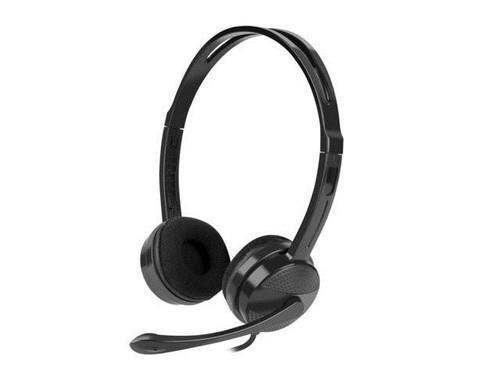 Natec Canary Go headphones with microphone, black