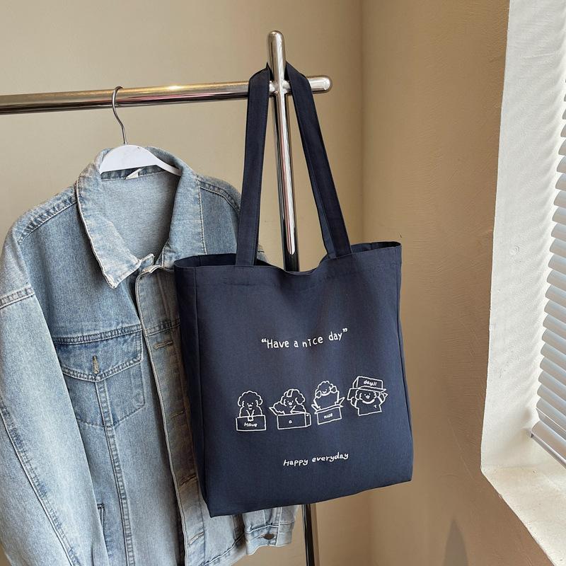 Новая холщовая сумка-тоут 2025 года большой вместимости, женская повседневная универсальная тканевая сумка, сумка для занятий