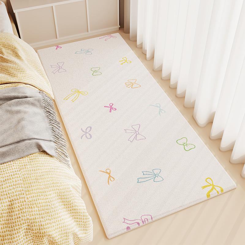 Ковер для спальни Маленький Свежий Ковер для гостиной Чайный столик Комната девочки Украшенный Мягкий Звукоизолированный Эркер Домашний ковер