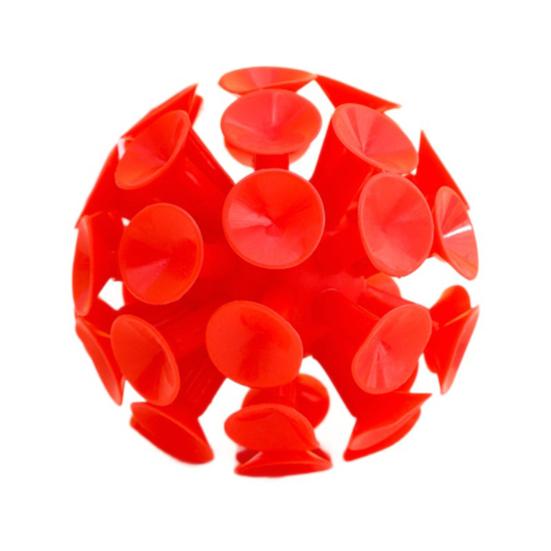 9CM 3D Suction Cup Ball Anxiety Stress Relief TPR Sticky Ball Toss Game